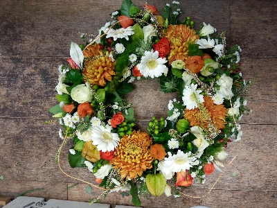 Autumnal colours Wreath