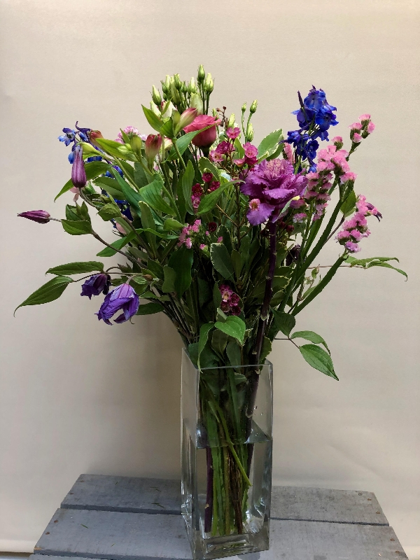 FLORISTS CHOICE HAND TIED PURPLE PLEASURE