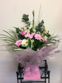 Mother's Day Perfect Pink Aqua Bouquet