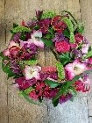 Vibrant contemporary wreath