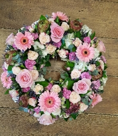 Pink Pearl Wreath